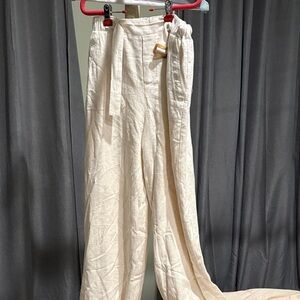 Sugarlips Cream Wide Leg Pants